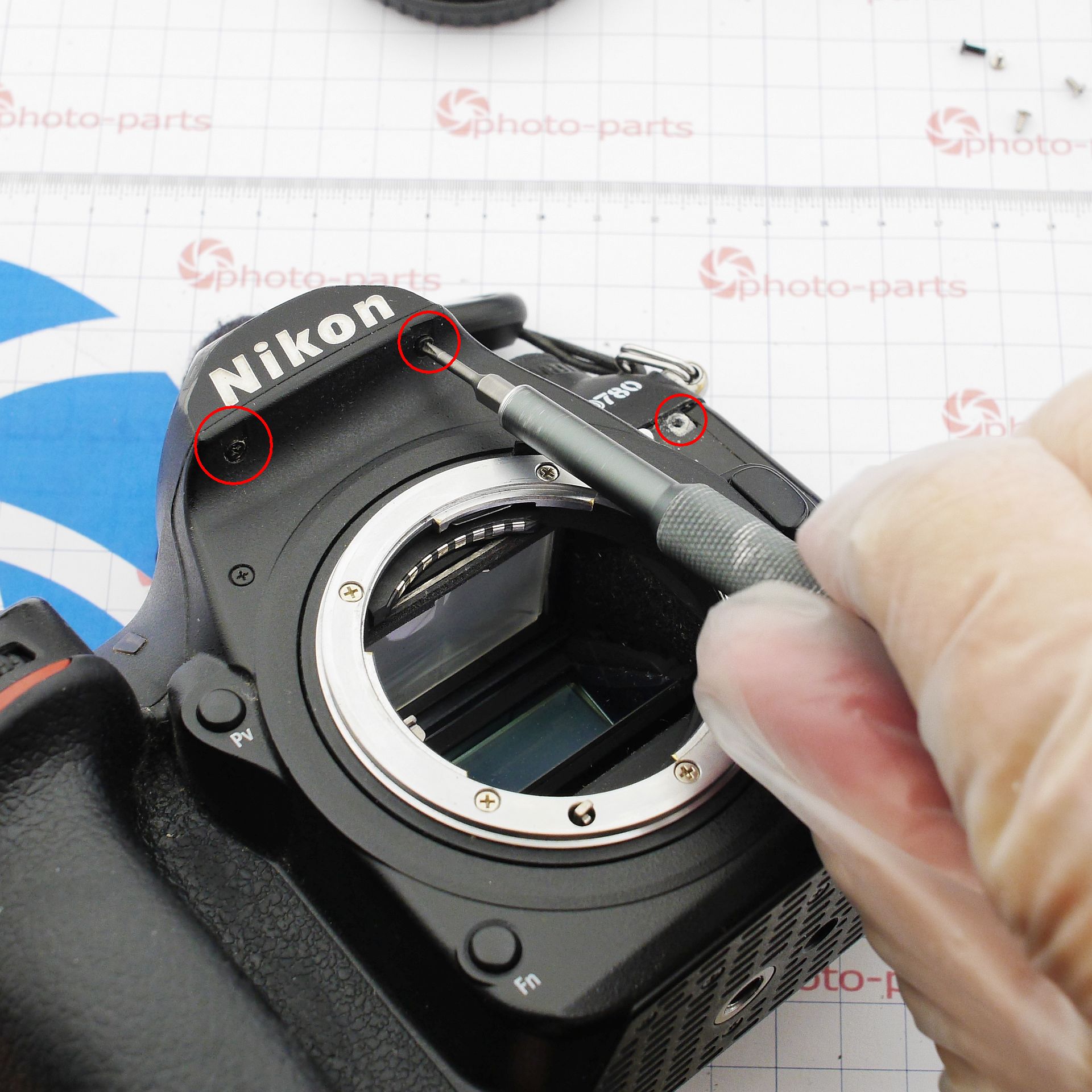 Nikon D780 - ремонт затвора без ремонта затвора